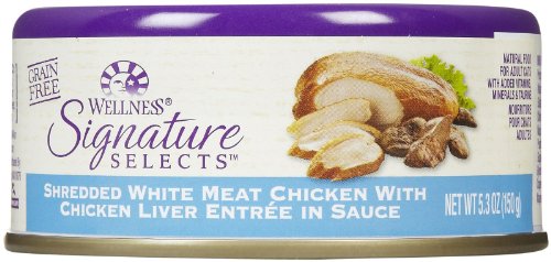 Wellness CORE Signature Selects Shredded Chicken Wet Cat Food, 5.3 oz.