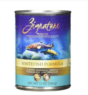 Zignature Whitefish Canned Dog Food, 13 oz Can