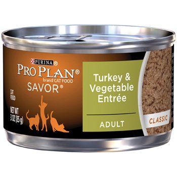 Purina Pro Plan Turkey & Vegetable Wet Cat Food, 3 oz.