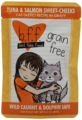 B.F.F. Sweet Cheeks Tuna & Salmon Dinner Wet Cat Food, 3 oz.