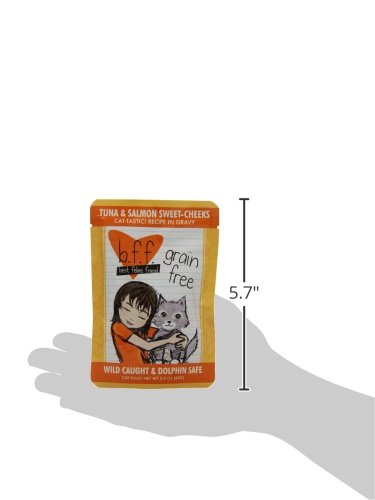 B.F.F. Sweet Cheeks Tuna & Salmon Dinner Wet Cat Food, 3 oz.