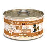 Cats in the Kitchen Fowl Ball Chicken & Turkey Wet Cat Food, 3.2 oz.