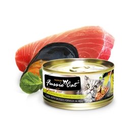Fussie Cat Premium Tuna with Mussels Canned Cat Food, 2.82 oz.