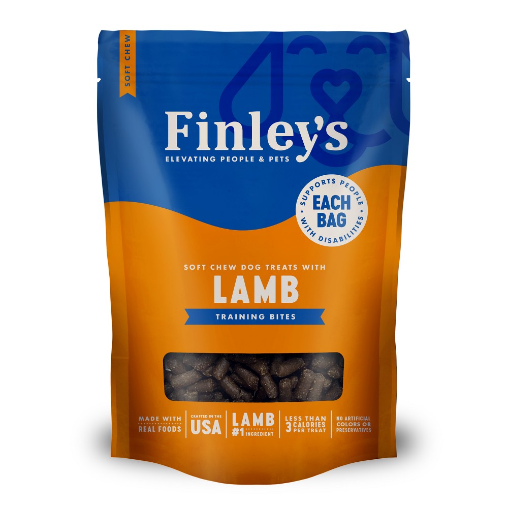Finleys Lamb Soft Training Bite Dog Treats - 16 oz