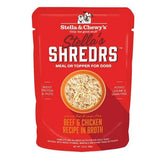 Stella & Chewy's Shredrs Chicken & Beef in Broth Wet Dog Food, 2.8 oz.
