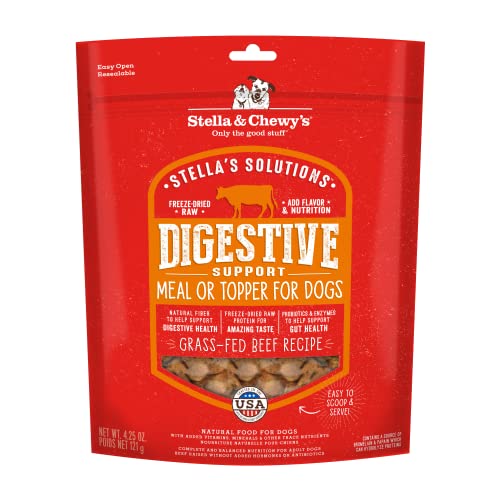 Stella & Chewy's Super Beef Dinner Morsels Freeze-Dried Dog Food, 4.2 oz.
