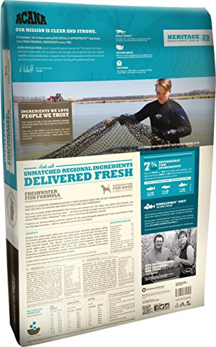 Acana Freshwater Fish Dry Dog Food, 4.5 lbs Bag