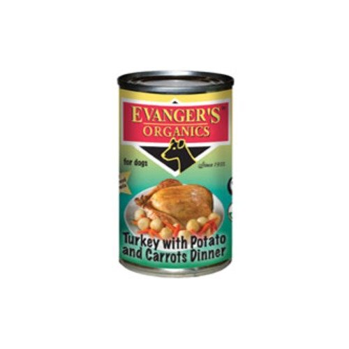 Evanger'S Organic Turkey, Potato & Carrots Dog Food 12.5 oz