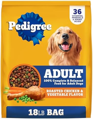 Pedigree Complete Nutrition Roasted Chicken, Rice & Vegetable Flavor Adult Dry Dog Food, 3.5 lbs.