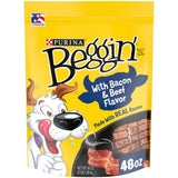 Purina Beggin' Strips Real Bacon & Beef Flavor Dog Treats, 96 oz.