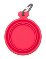 Messy Mutts Red Collapsible Silicone Dog Bowl, 3 Cups