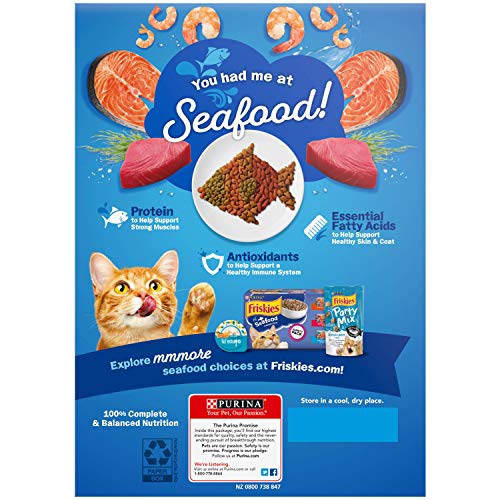 Purina Friskies Seafood Sensations Dry Cat Food, 16 lbs.