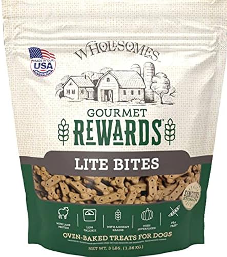 Wholesomes Rewards Lite Bites Dog Biscuits, 3 lbs.