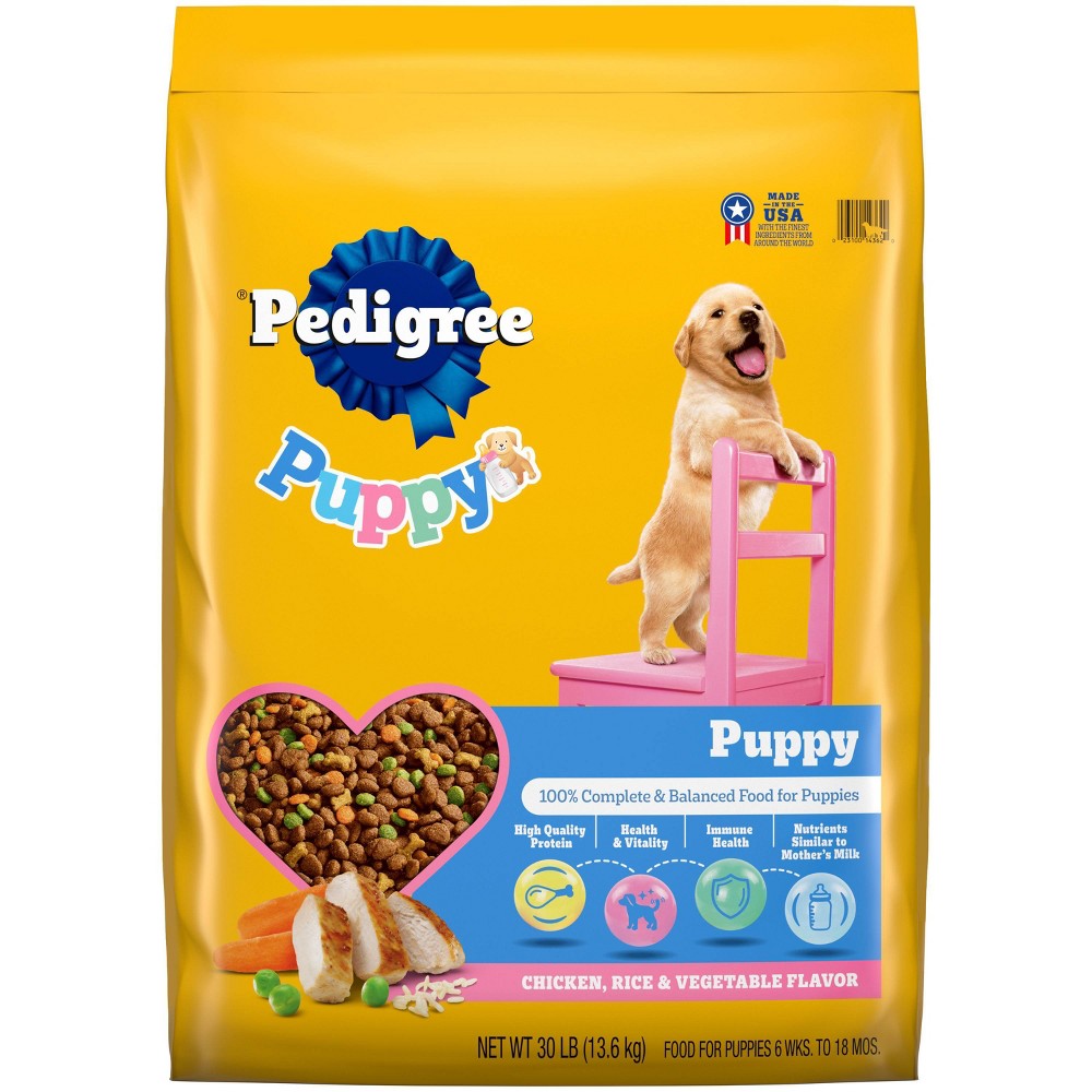 Pedigree Puppy Growth Chicken & Vegetable Dry Dog Food - 3.5lb