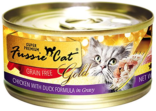 Fussie Cat Super Premium Chicken & Duck in Gravy Canned Cat Food, 2.9 oz.