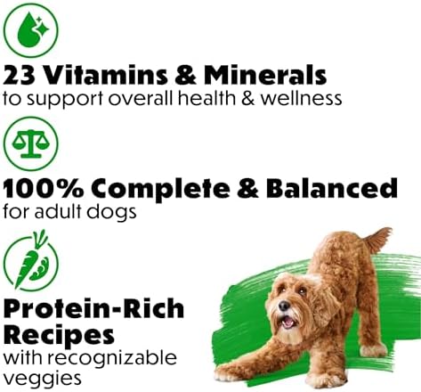 Purina Beneful Prepared Meals Roasted Chicken Recipe with Brown Rice Carrots & Spinach Wet Dog Food, 10 oz.