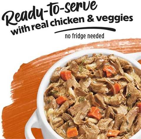 Purina Beneful Prepared Meals Roasted Chicken Recipe with Brown Rice Carrots & Spinach Wet Dog Food, 10 oz.