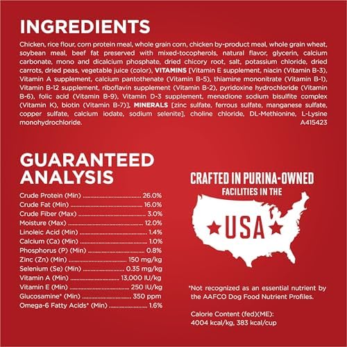 Purina ONE SmartBlend Natural Chicken & Rice Dry Dog Food, 8 lbs.