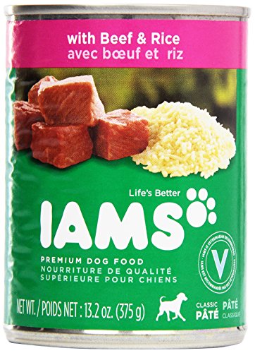 Iams Premium Beef & Rice Entree Dog Food, 13.2 oz.