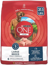 Purina ONE Plus Large Breed Adult Chicken Formula Dry Dog Food, 31.1 lbs.