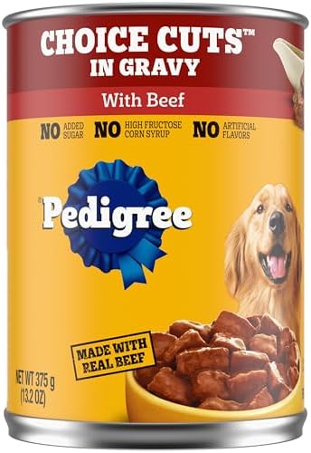 Pedigree Choice Cuts in Gravy with Beef Wet Dog Food, 13.2 oz.