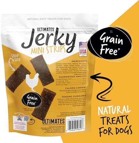 Ultimates Jerky Mini Strips Chicken Dog Treats, 7 oz.