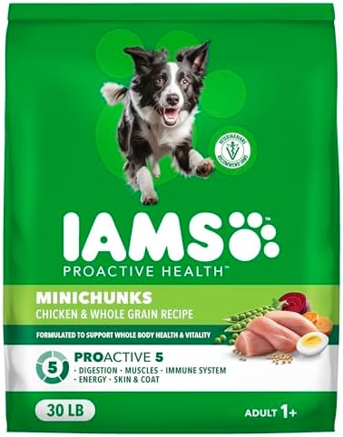 Iams ProActive Health Adult MiniChunks Dry Dog Food, 15 lbs.