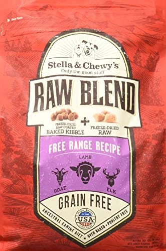 Stella & Chewy's Grass-Fed Lamb Recipe Raw Coated Kibble Dry Dog Food