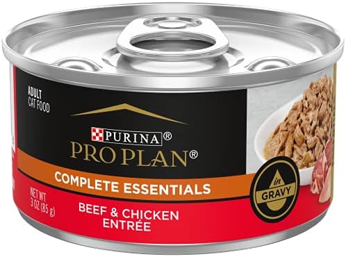 Purina Pro Plan High Protein Beef & Chicken Entree in Gravy Wet Cat Food