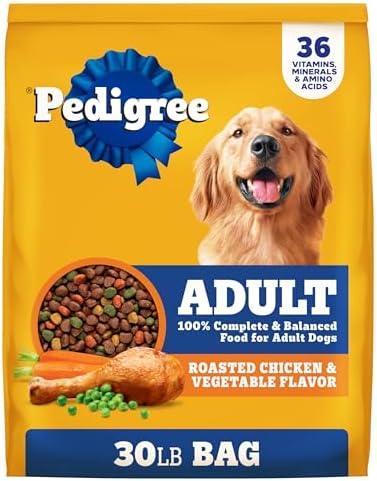 Pedigree Complete Nutrition Roasted Chicken, Rice & Vegetable Flavor Adult Dry Dog Food, 3.5 lbs.