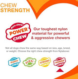 Nylabone Textured Bone Power Chew Roasted Chicken Flavor Dog Toy, Medium