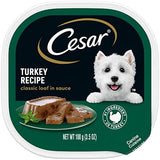 Cesar Classic Loaf in Sauce Turkey & Gravy Flavor Small Breed Wet Dog Food, 3.5 oz.