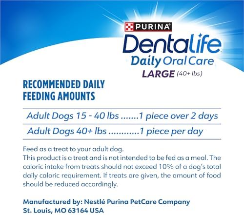 Edme-Petnsale Purina Dentalife Daily Oral Care Chicken Flavor Large Breed Dog Dental Chews – 18 Ct