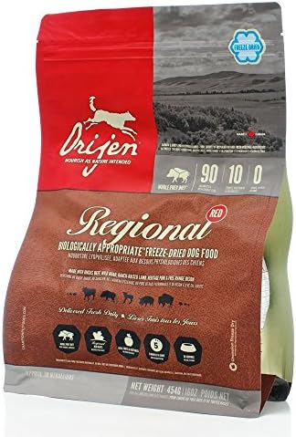 Orijen Regional Red Freeze-Dried Dog Food, 16 oz.