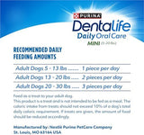 Purina DentaLife Daily Mini Toy Breed Dog Dental Chews, 58 Count