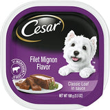 Cesar Canine Cuisine Filet Mignon Flavor Dog Food Trays, 3.5 oz.