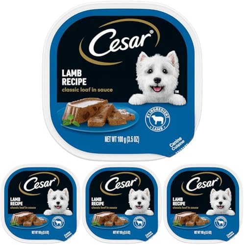 Cesar Classic Loaf in Sauce Turkey & Gravy Flavor Small Breed Wet Dog Food, 3.5 oz.