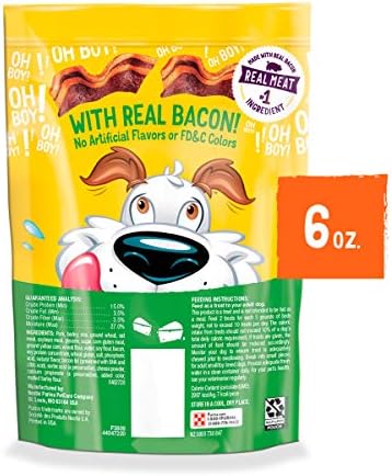 Purina Beggin' Strips Fun Size Bacon & Cheese Flavor Tender Chews Small Dog Treats, 6 oz.