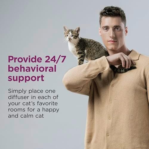 Comfort Zone Cat Calming Diffuser 30-Day Trial Kit (1 Diffuser & 1 Refill)