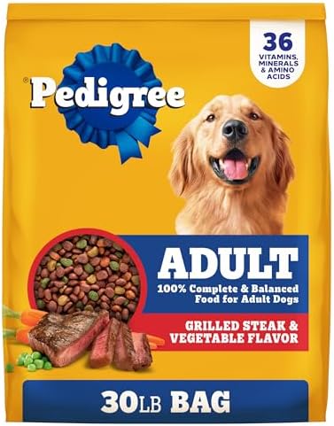 Pedigree Complete Nutrition Roasted Chicken, Rice & Vegetable Flavor Adult Dry Dog Food, 3.5 lbs.