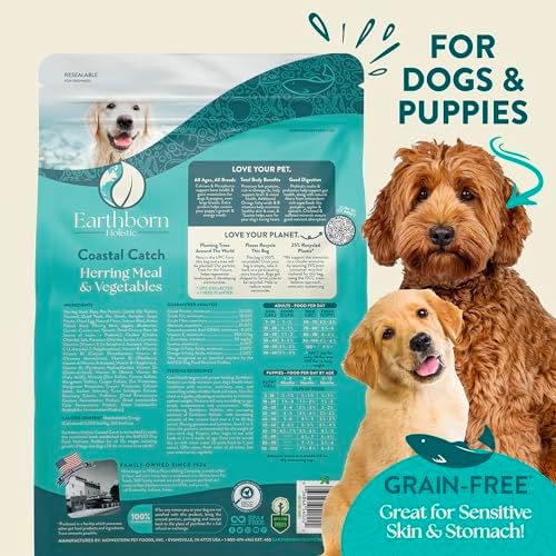 Earthborn Holistic Coastal Catch Grain-Free Dry Dog Food - 4 lbs