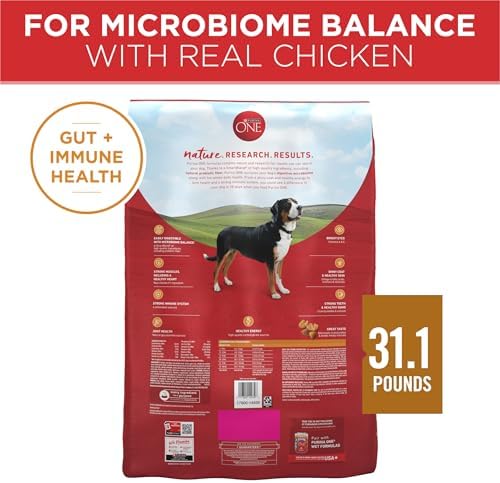 Purina ONE SmartBlend Natural Chicken & Rice Dry Dog Food, 8 lbs.