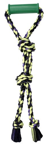 Mammoth Flossy Chews Twin Tug Rope Dog Toy, 16 in.