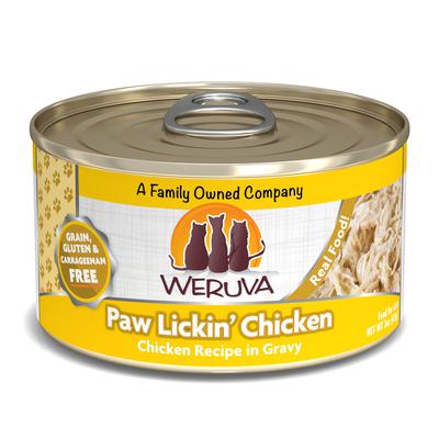 Weruva Paw Lickin' Chicken in Gravy Wet Cat Food, 3 oz.