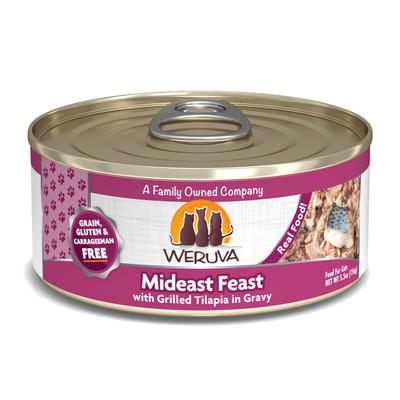 Weruva Mideast Feast Grilled Tilapia Wet Cat Food, 5.5 oz.
