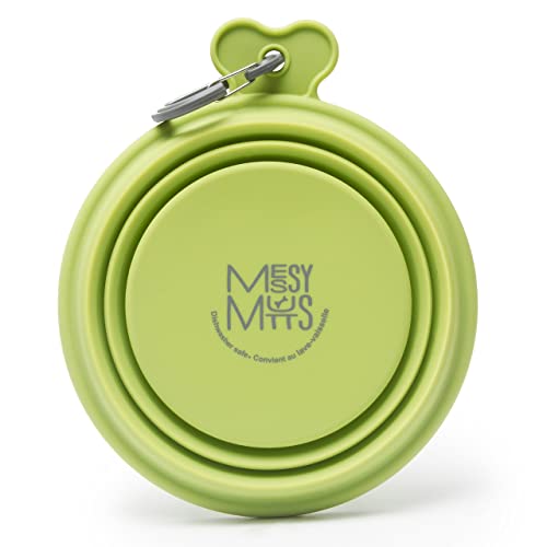 Messy Mutts Portable Silicone Collapsible Travel Pet Bowl