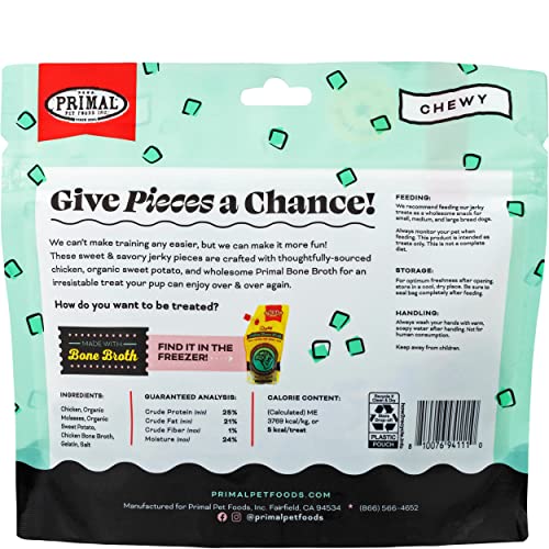 Primal Chicken Jerky Dog Treats, 4 oz.