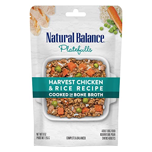 Natural Balance Original Ultra Platefulls Harvest Chicken & Rice Wet Dog Food, 9 oz.