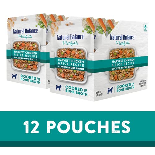 Natural Balance Original Ultra Platefulls Harvest Chicken & Rice Wet Dog Food, 9 oz.