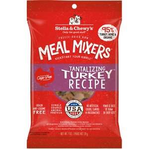 Stella & Chewy's Tantalizing Turkey Meal Mixers Freeze-Dried Cat Food Topper, 1 oz.